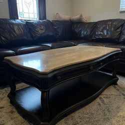 Coffee Table w/Marble Top