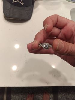 Stainless steel engagement ring
