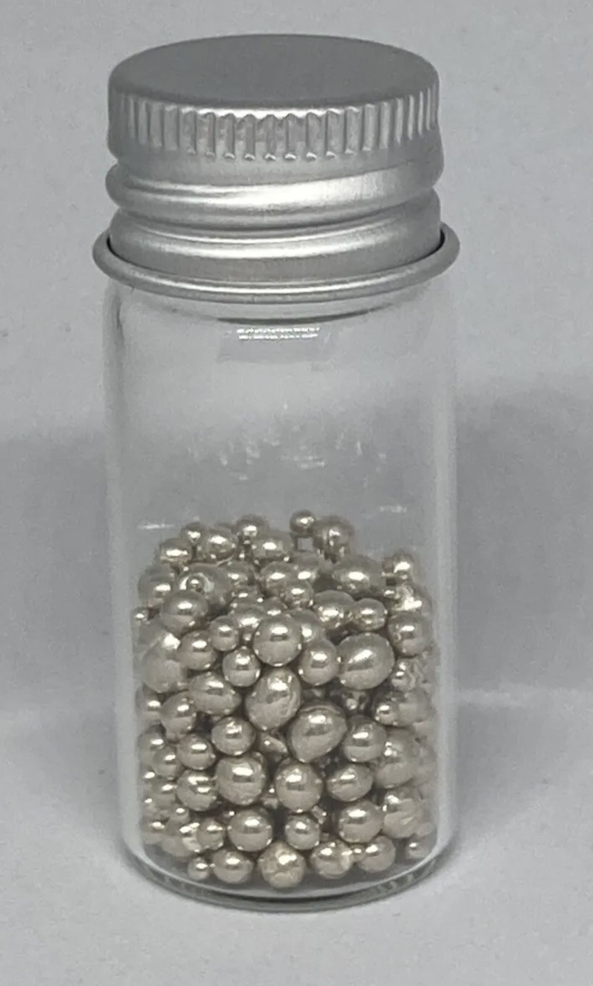 1 Troy Ounce Silver Shot Jeweler’s Collection 999 fine Silver in Glass Vial