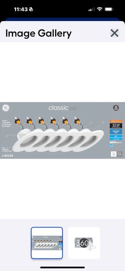 GE Classic White 5-in Or 6-in 650 Lumen Daylight 