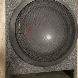 12’ Alpine Type R Swr 1223d 600 Wrms Subwoofer Open Box