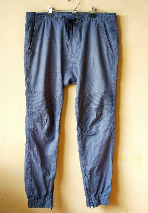 Custom Jogger Men's Grey Pants Joggers Size 34 Casual Street Fashion  Wear