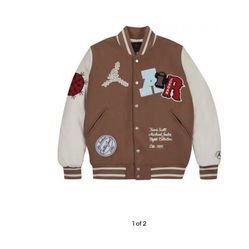 jordan travis scott varsity jacket and hoodie US mens size medium brand new.