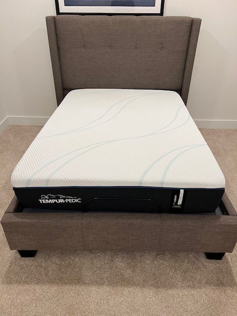 Living Spaces Double Bed Mattress and  Frame 