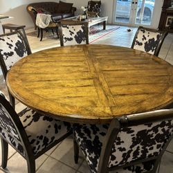 Round Dining Table And Chairs