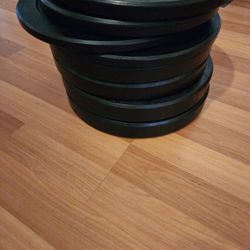 Olympic Bumper Plates Set 170lb (Pairs 35/25/15/10) – 2” Home Gym