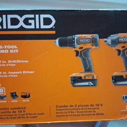 Rigid 18v 2-Tool Combo Kit