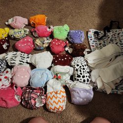 Cloth Diapers (New) for up to 12lbs 