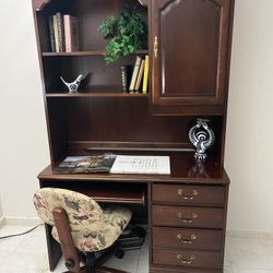 Office Desk With Hutch And Chair 