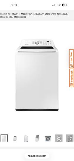 Samsung self clean washer and dryer