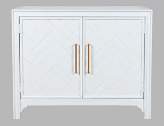 Gramercy Blanc 2 Door Accent Cabinet