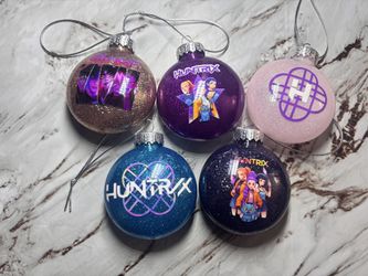 Set Of 5 Kpop Demon Hunter Saja Ornaments 