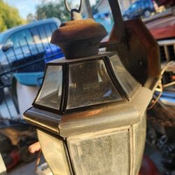 Outdoor Wall Fixtures 3 Used But Still Works 