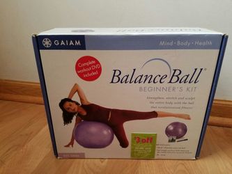 Balance Ball with DVD and Pump