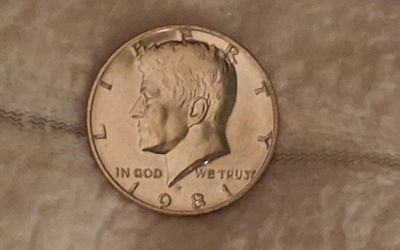 1981 KENNEDY HALF DOLLAR MS 