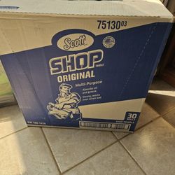 Blue Shop Towels 45.00 Case Of 30