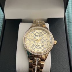Coach Gold Watch