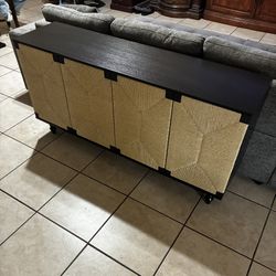 Natural Seagrass Sideboard Storage