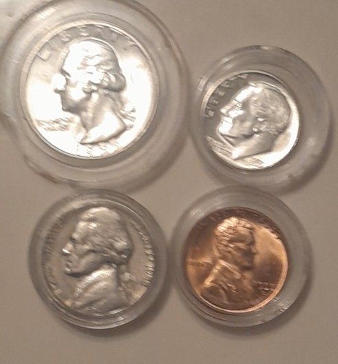 1955 D MINT SET MISSING HALF DOLLAR