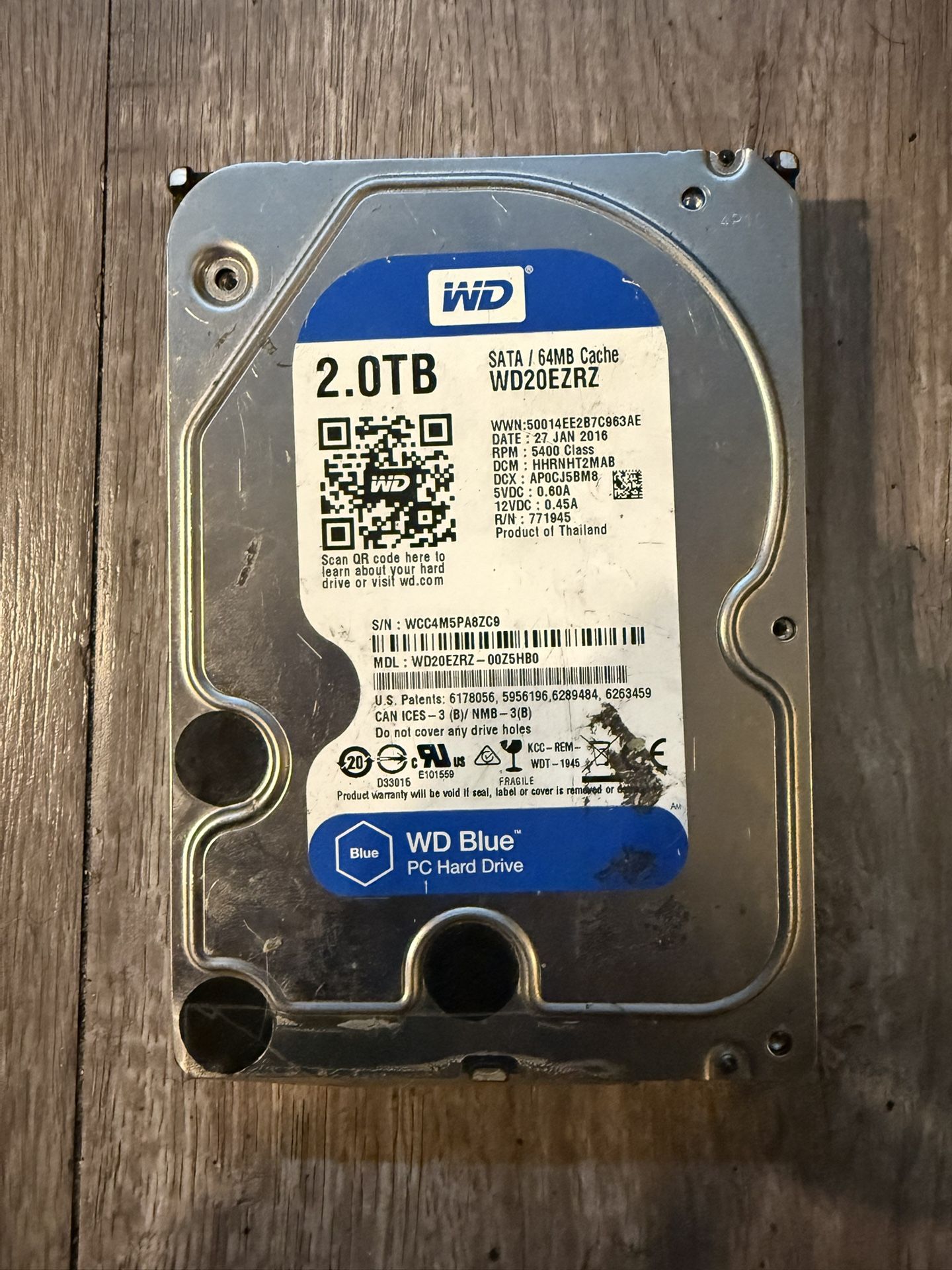 Western Digital Hard drive