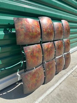 Pier One copper patina wall art