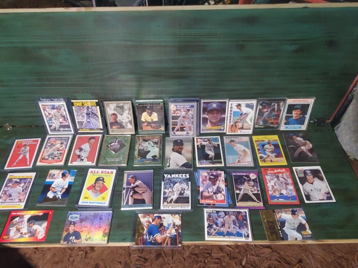 Various Don Mattingly Cards