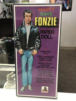 Happy Days Fonzie Paper Doll