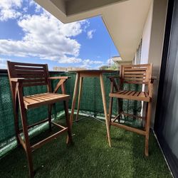 Bar Table And Chairs - OBO