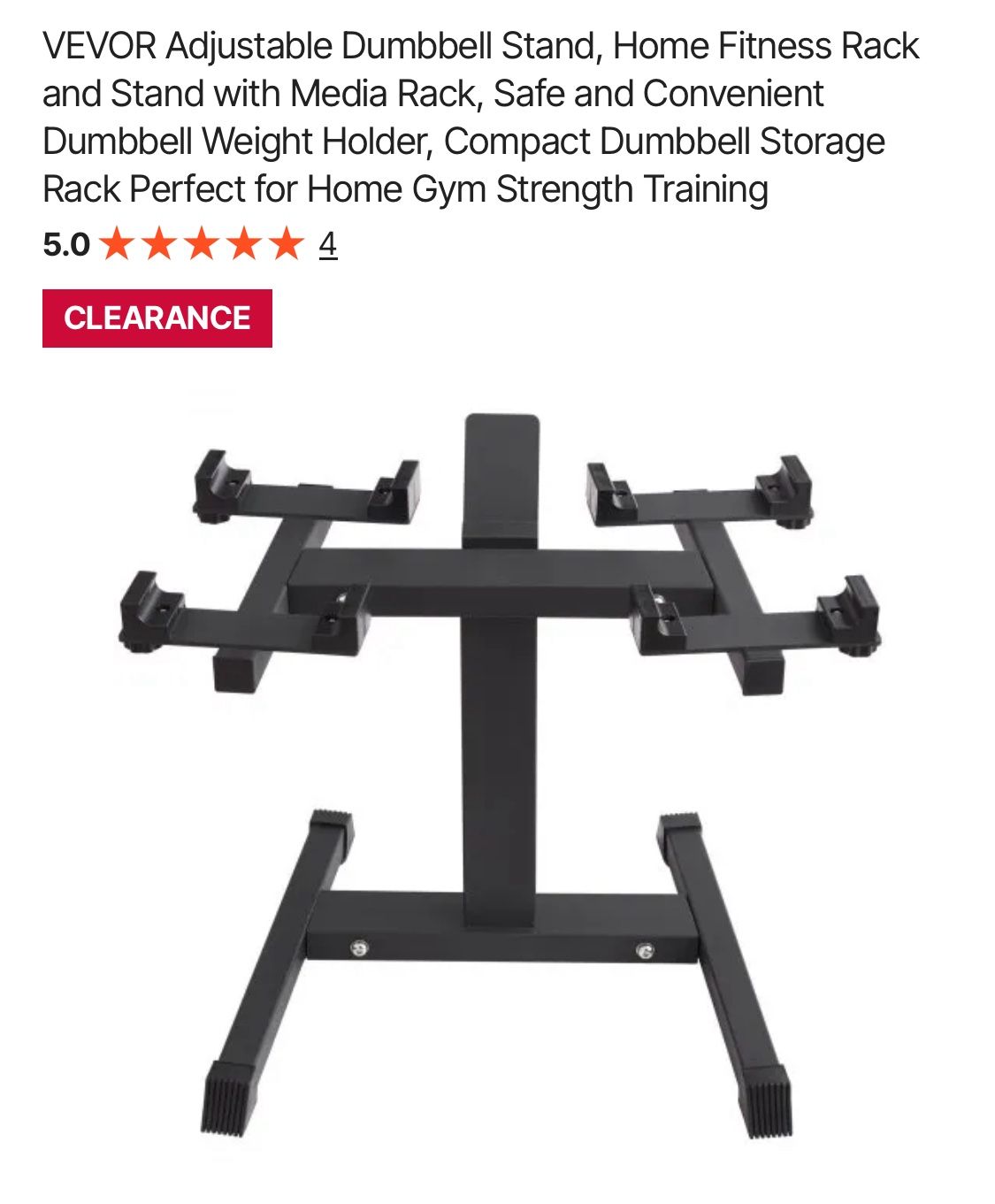 Adjustable Dumbbell Rack