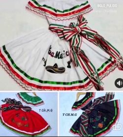 Girls Mexican Dresses - Variedad de Vestidos Méxicanos Para Niñas