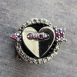 Pandora Arrow Thru My Heart Charm