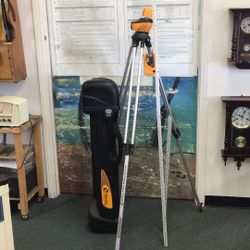 Spectra Precision Laser Level Model 1000 Includes 175 Receiver Tripod Measuring Stick & Case 