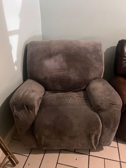 Microfiber Oversized Recliner Sofa