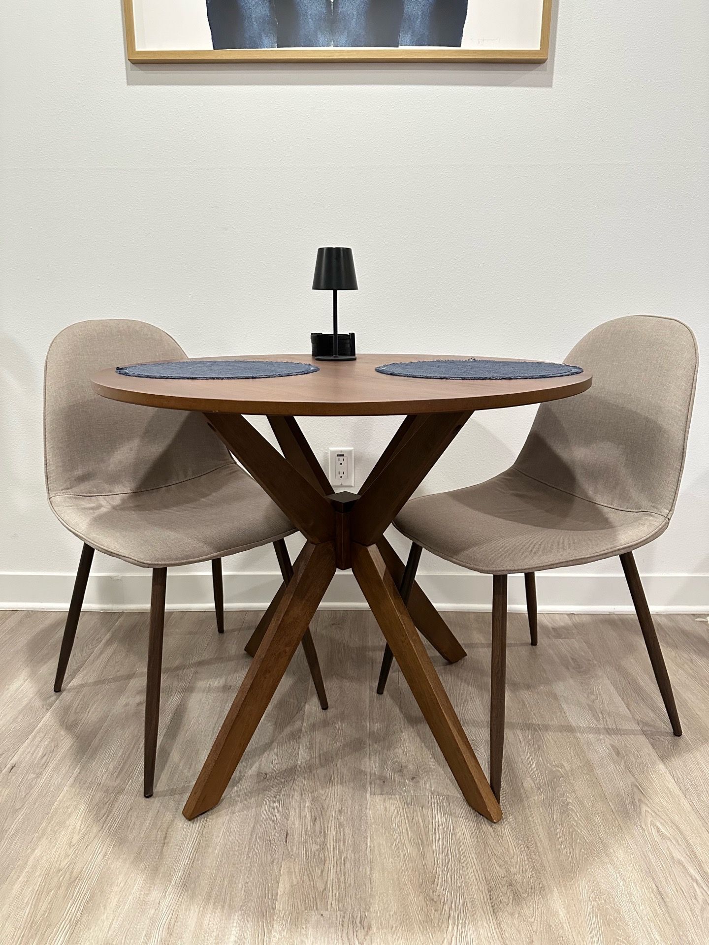 36in Dining Table Color Walnut
