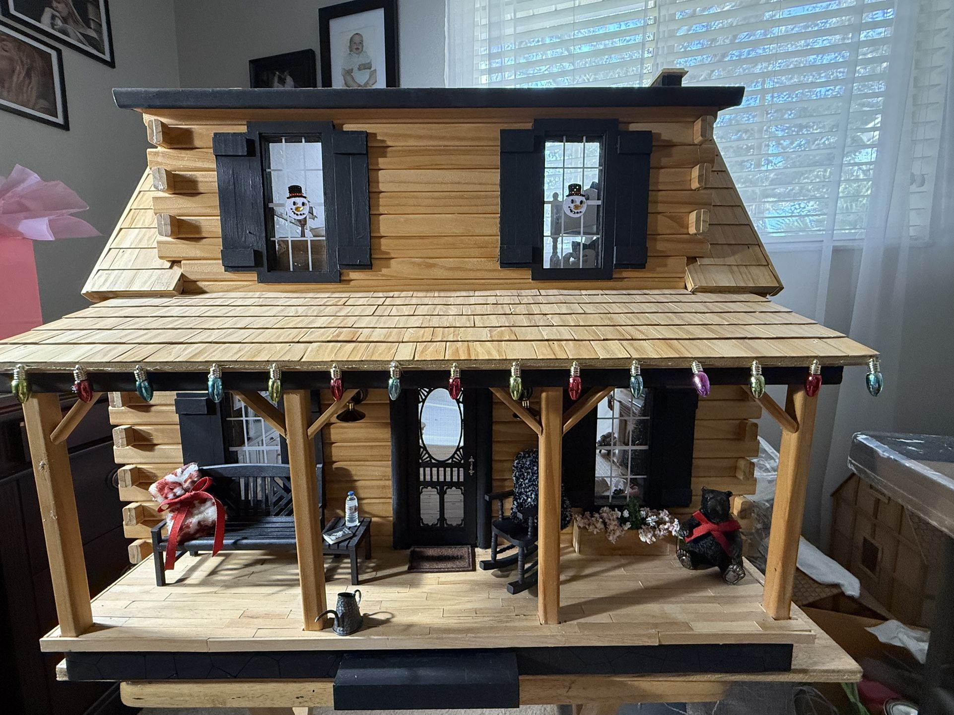 Doll House Log Cabin