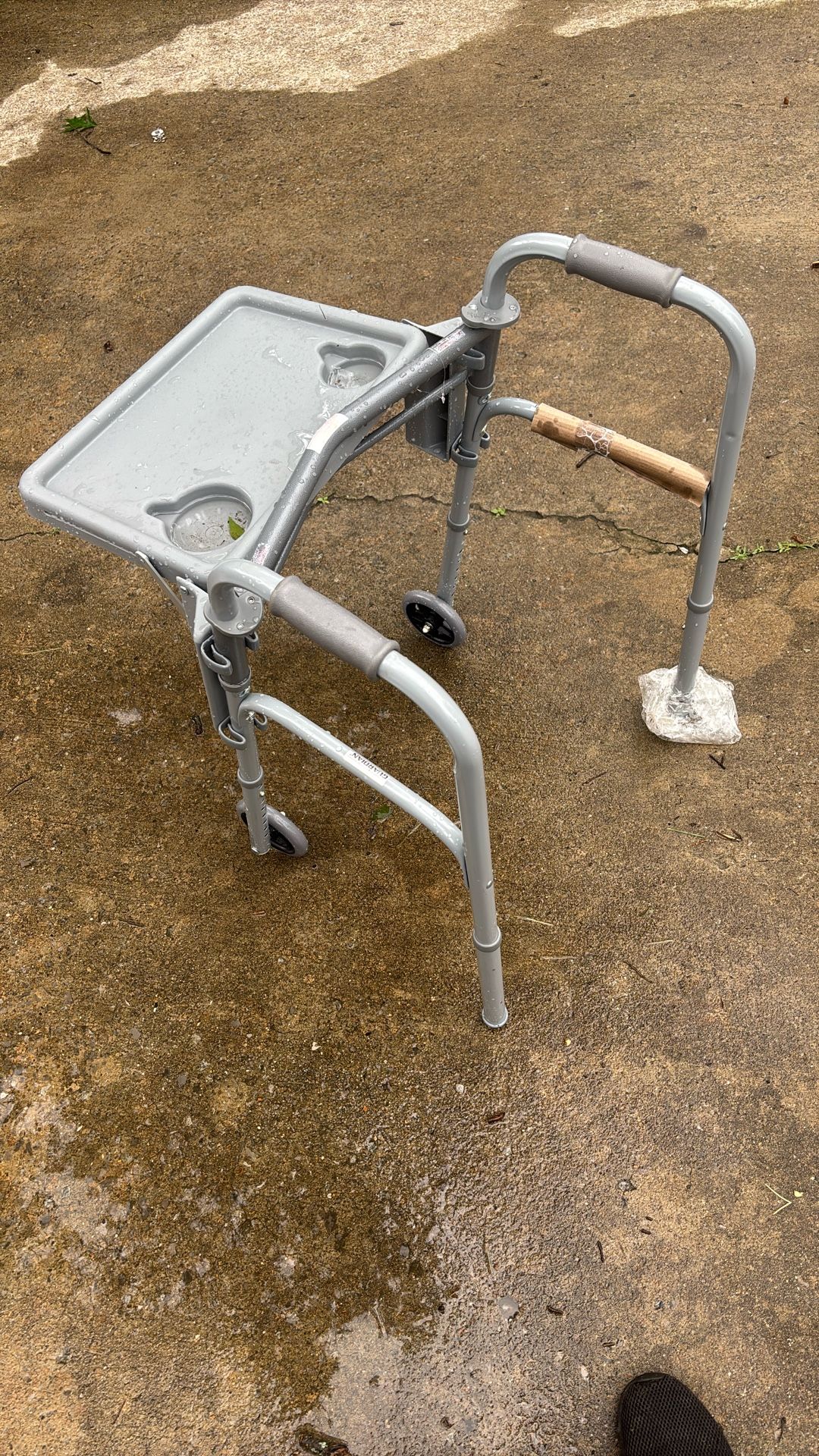 Guardian Walker With Folding Tray