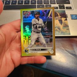 Lewin Diaz Baseball Card