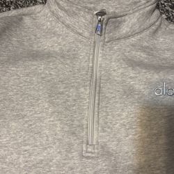 Grey Alo quarter zip