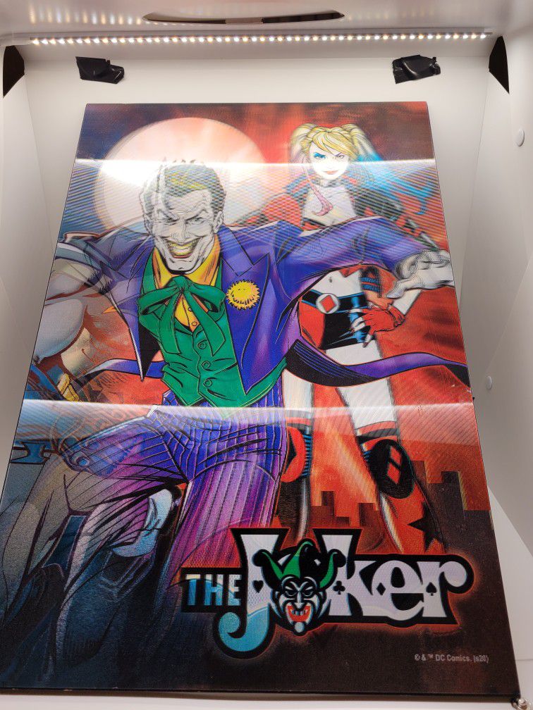 The  Joker Frame Painted  17×9