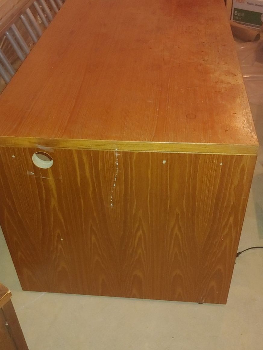 Large solid wood desk (will take best offer)