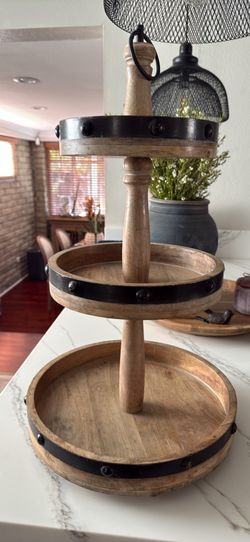 Wooden 3 Tier Stand