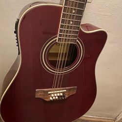 De Rosa 12 string acoustic electric guitar