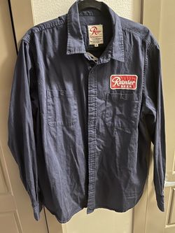 Rainier beer button up