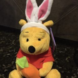 Winnie the Pooh Easter bunny and basket