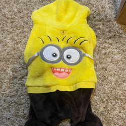 PET DOG APPAREL MINION ONESIE