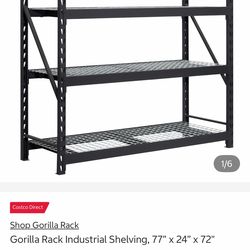 Garage storage rack metal