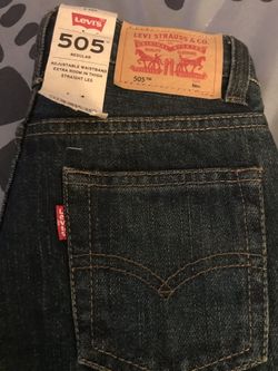 NEW Boys Straight Leg/Regular Size 6 505 LEVIS Jeans
