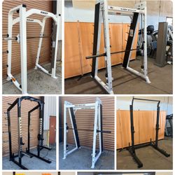 Tons Of Squat / Power / Half Racks, Smith Machine Olympic Weight Benches , Adjustable/Flat/Incline/Decline/Ab Bench