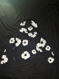 Denim Tears Cotton Wreath Hoodie Black