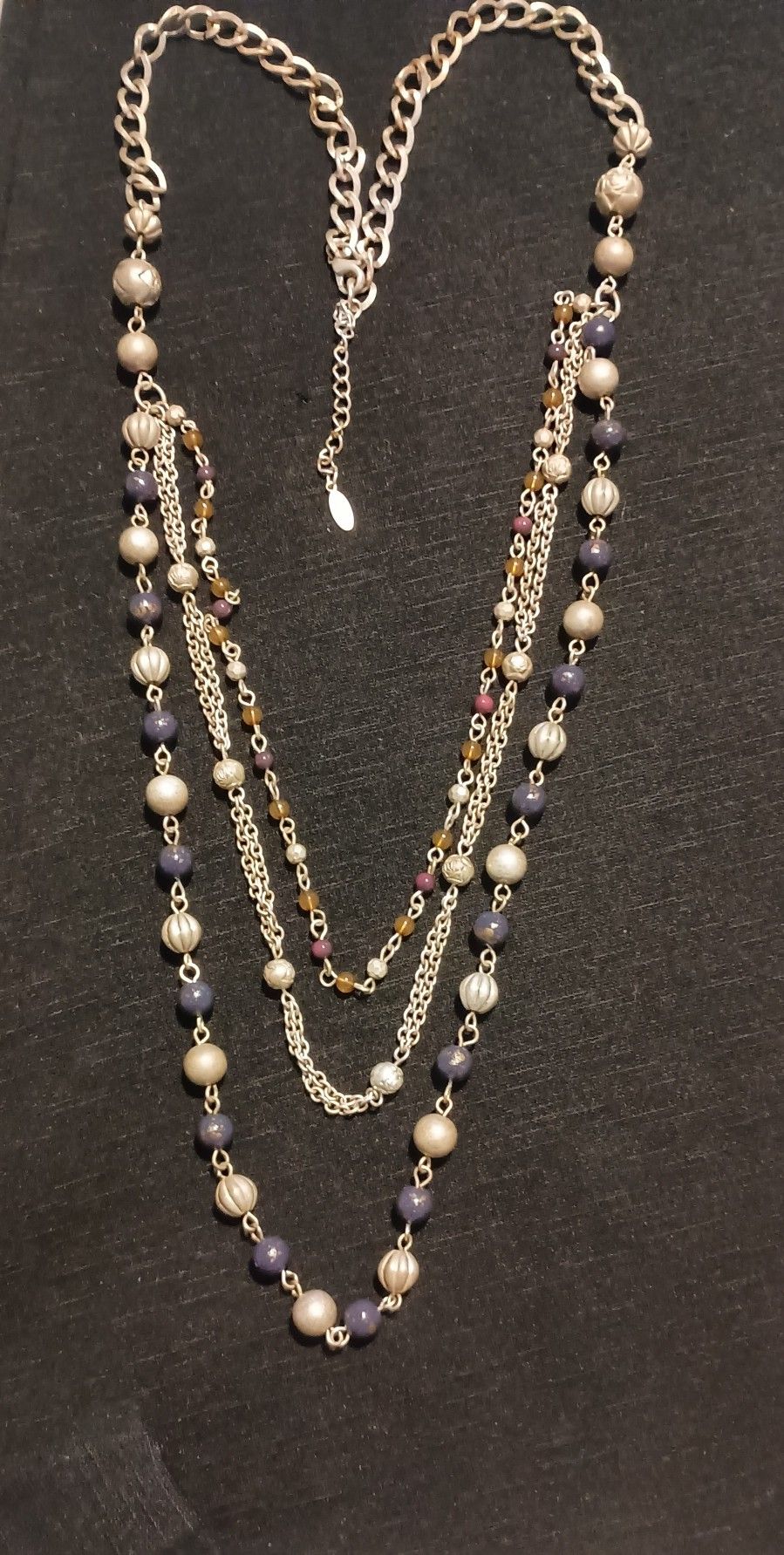 VINTAGE ESMOR 3 STRAND NECKLACE